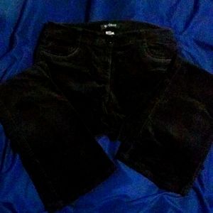 White House girls corduroy patter boot cut pant